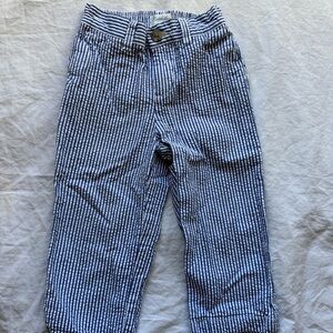 Ralph Lauren Blue and White Striped Kids Pants